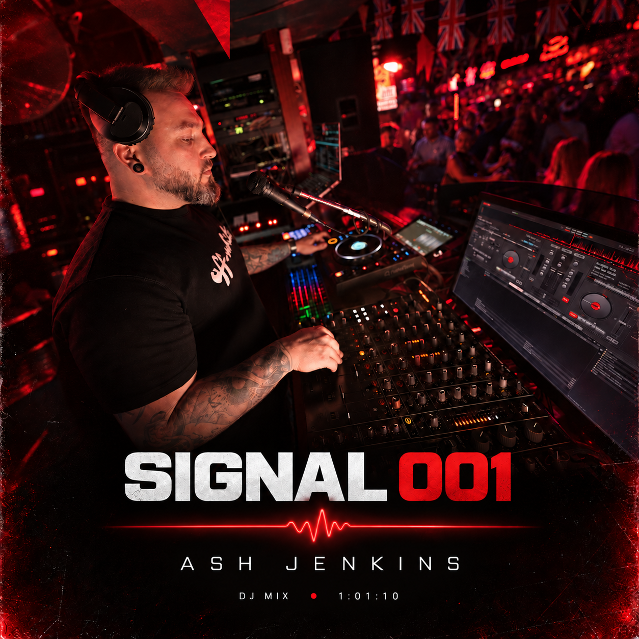 SIGNAL 001 — Ash Jenkins DJ mix artwork